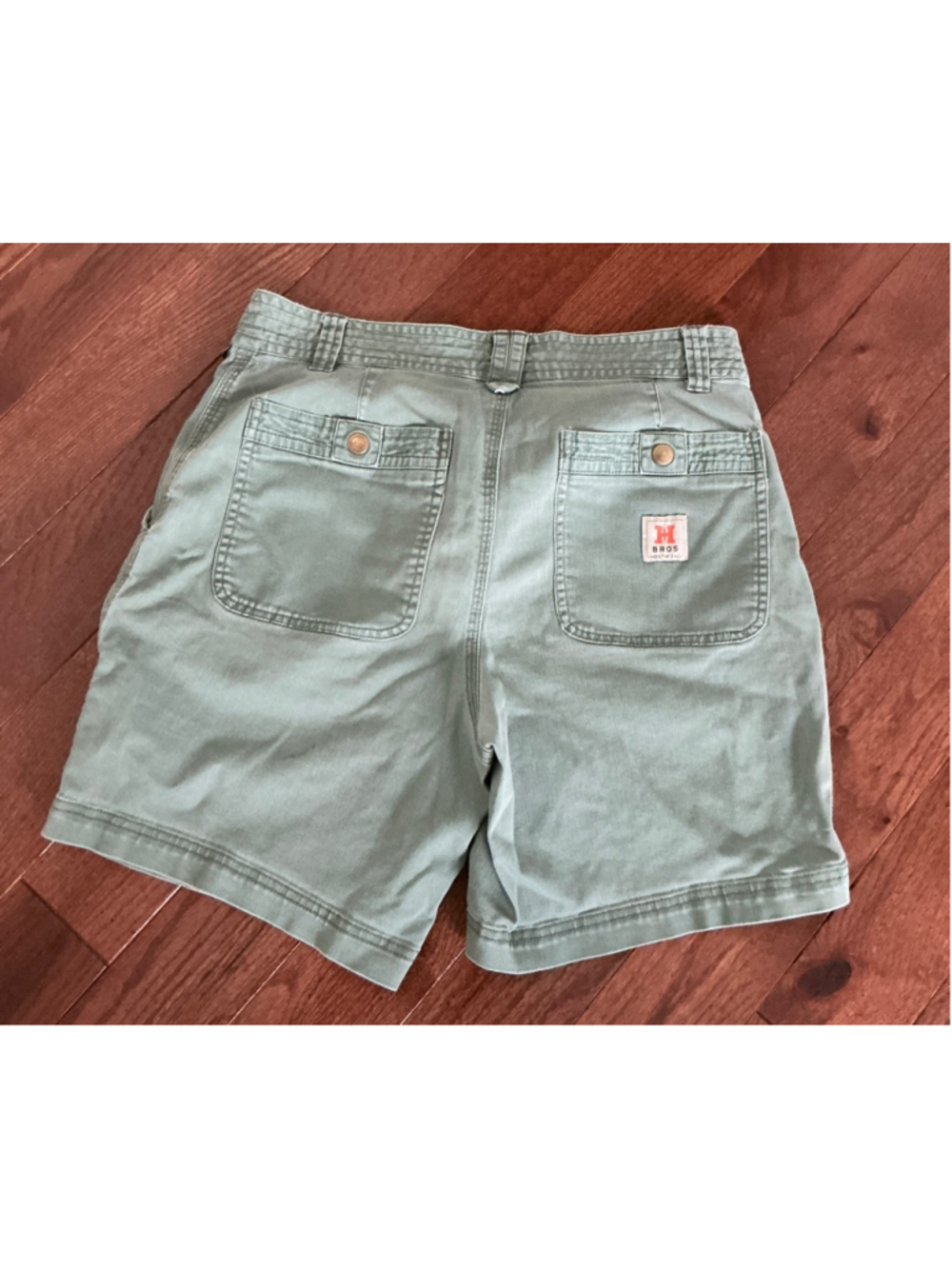 Men's Howler Bros Flat Front Shorts Waist 30 Green - Picture 3 of 6